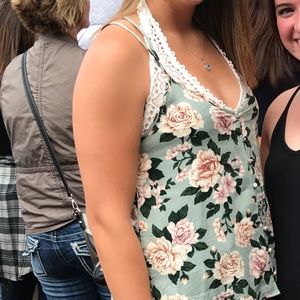 Floral tank top